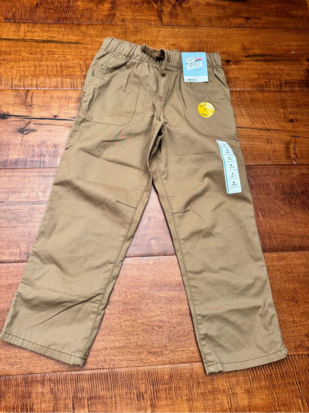Cat & Jack Khaki Straight-Leg Pants